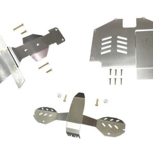 PIASTRE PROTEZIONE IN ACCIAIO INOSSIDABILE ft, CENTER, rr TELAIO -18 PZ GPM ROADTECH ACCESSORIES