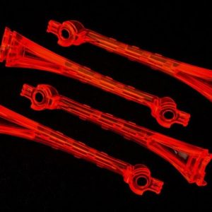 SET PLASTICHE TRASPARENTI ARANCIONI LED ALIAS