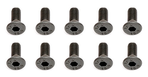 Team Associated Screws, 3x8 mm FHCS