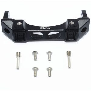 ATTACCO PARAURTI ANTERIORE IN ALLUMINIO -SET 7 PEZZI nero GPM TRX TRX4 DEFENDER