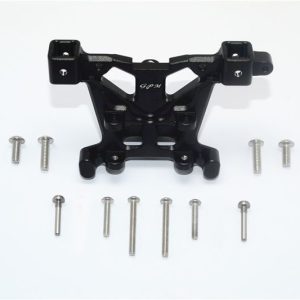 ATTACCO CORPO POSTERIORE IN ALLUMINIO -SET 11 PEZZI nero GPM TRX 1/10 E-REVO