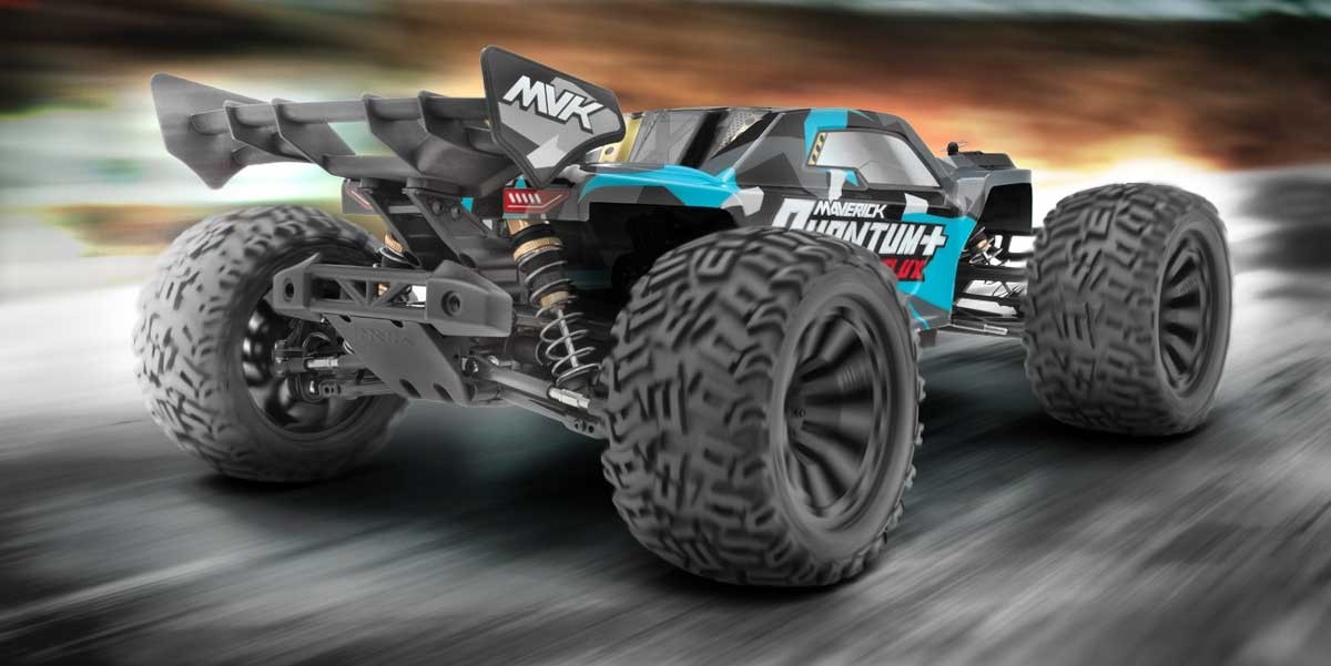 QUANTUM + XT FLUX 3S 1/10 4WD STADIUM TRUCK BLUE - immagine 6