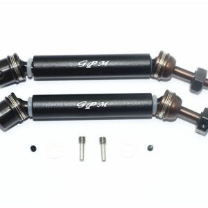 ASSE POSTERIORE N. 45 IN ACCIAIO TEMPERATO CON CORPO IN LEGA - SET 8 PEZZI nero GPM TRX 1/10 RUSTLER 4x4 HOSS