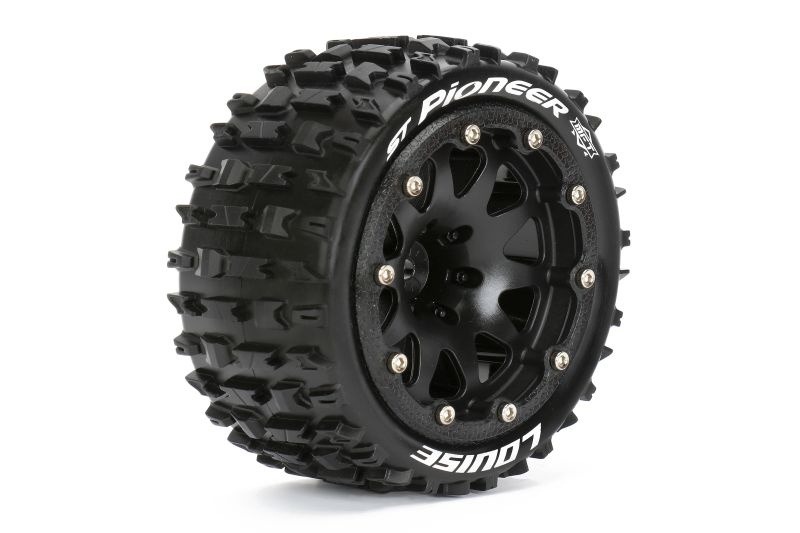ST-Pioneer MFT SOFT su cerchio 2.8 BL nero 12mm (1/2) (2) LOUISE 1/10 Stadium Truck - TRX 2WD anteriore/4WD anteriore/h, Nitro posteriore