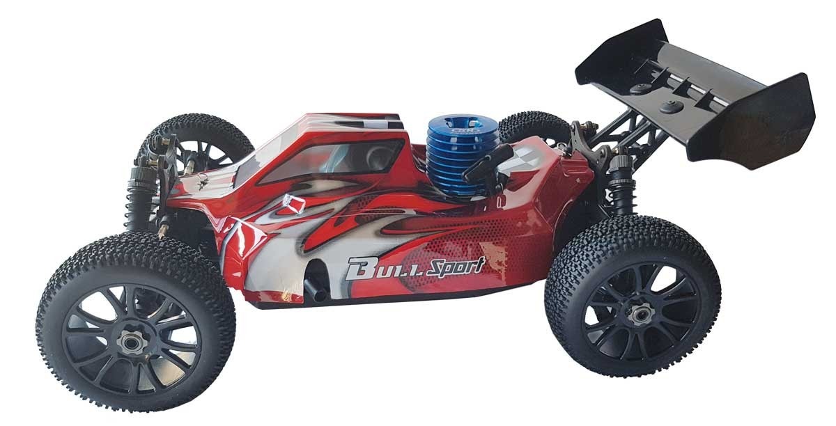 BULL SPORT 1/8 NITRO 3,5CC RTR ROSSA