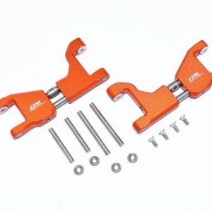 SUPPORTO IN ACCIAIO INOX+ALU CON PIEDI/RR SU ARMS14PZ GPM TRX 1/10 MAXX arancione