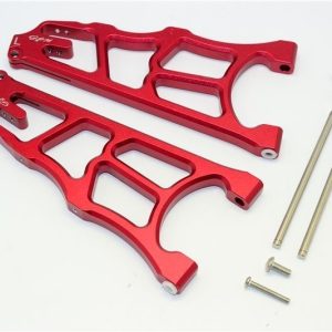 BRACCI ANTERIORI INFERIORI IN ALLUMINIO - 1PR rosso GPM ARRMA 1/8 NERO