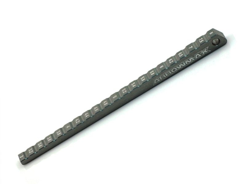 ULTRA-FINE CHASSIS RIDE HEIGHT GAUGE 3-8MM ARROWMAX (Setup Tools)