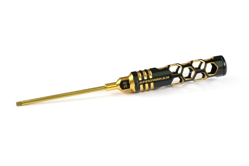 CACCIAVITE ESAGONALE 3.0 X 100mm Black Golden ARROWMAX (Honeycomb Tools Black Golden)