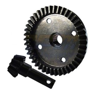 Differenziale in acciaio 43T e ingranaggio conduttore 10T nero GPM TRX Sledge