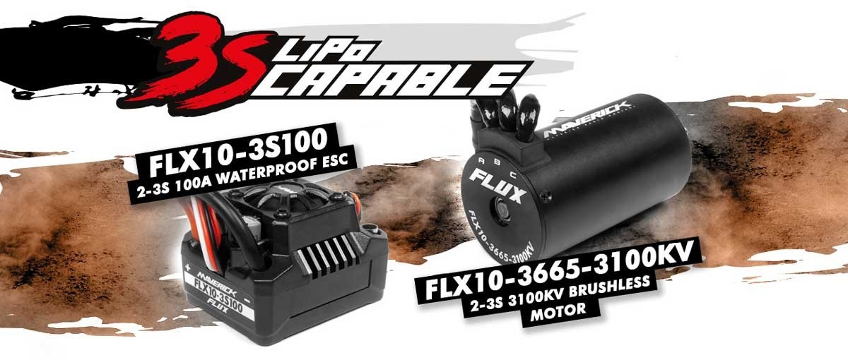 QUANTUM + XT FLUX 3S 1/10 4WD STADIUM TRUCK BLUE - immagine 8