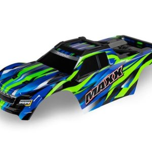Carrozzeria Maxx Verniciata VERDE assemblata con plastiche per telaio esteso 352mm