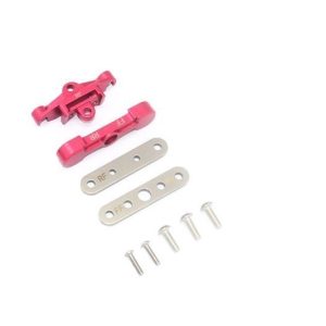 ATTACCO TIRANTE BRACCIO INFERIORE POSTERIORE IN ALLUMINIO -SET DA 9 PEZZI rosso GPM TRX 1/10 MAXX