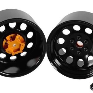 Pro10 40 Series 3.8 Steel Stamped Beadlock Wheel (Black) RC4WD
