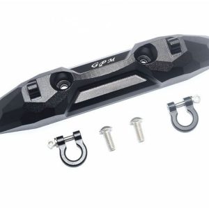 PARAURTI POSTERIORE IN ALLUMINIO CON ANELLI A D -SET 3 PEZZI nero GPM TRX 1/10 E-REVO