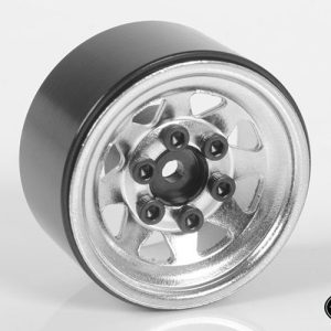 Stamped Steel 1.0 Stock Beadlock Wheels (Chrome) RC4WD