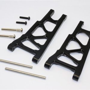 BRACCIO INFERIORE ANTERIORE/POSTERIORE IN LEGA - SET 1PR nero GPM TRX 1/10 SLASH 4x4 XO-01 STAMPEDE/RUSTLER/HOSS 4x4
