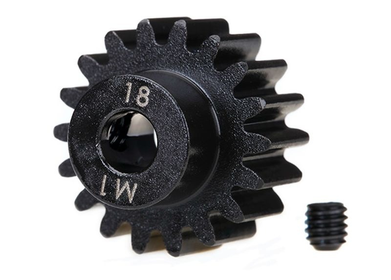 Pignone 18T Lavorato Modulo 1.0 con foro da 5mm (solo per Corone in metallo)