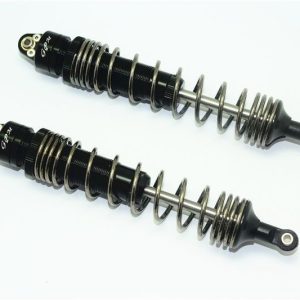 AMMORTIZZATORI A MOLLA POSTERIORI IN ALLUMINIO (139MM) -SET 2 PEZZI neri GPM TRX UDR