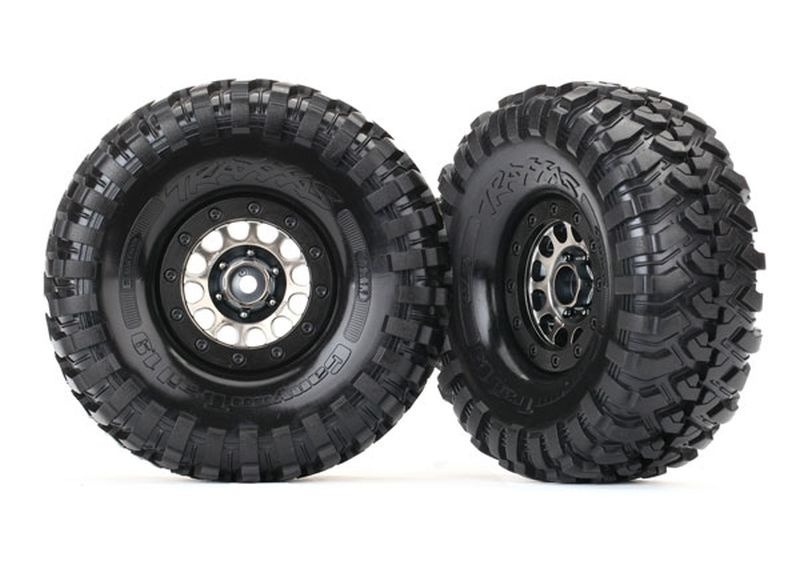 GOMME E CERCHI BEADLOCK METHOD 105 CROMATI 1,9"(2)