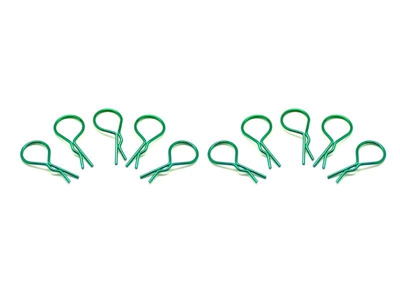 big body clip 1/10 - metallic green (10) ARROWMAX (Body Clips )