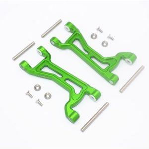 BRACCI SUPERIORI ANTERIORI/POSTERIORI IN ALLUMINIO -SET 14 PEZZI verde GPM TRX 1/10 MAXX