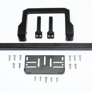 PARAURTI ANTERIORE IN ALLUMINIO - SET 22 PEZZI nero GPM TRX TRX4 DEFENDER