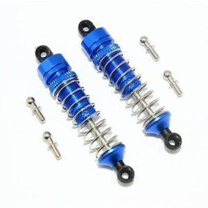 AMMORTIZZATORE ANTERIORE/POSTERIORE IN ALLUMINIO (57MM) - SET 1PR blu GPM TRX 1/18 LATRAX STADIUM TRUCK