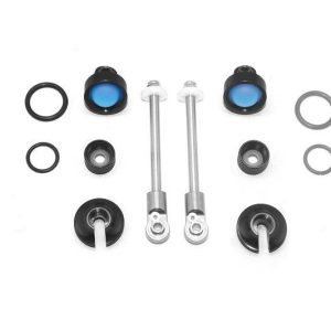 KIT REBILD IN LEGA PER AMMORTIZZATORE ANTERIORE MAG102F -SET DA 20 PEZZI nero GPM ARRMA 1/10 GRANITO