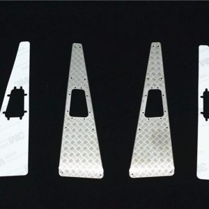 BATTISTRADA ANTISCIVOLO IN ACCIAIO INOX PER TRX4 -36PC SET GPM ROADTECH SCALE ACCESSORI TRX4 DEFENDER