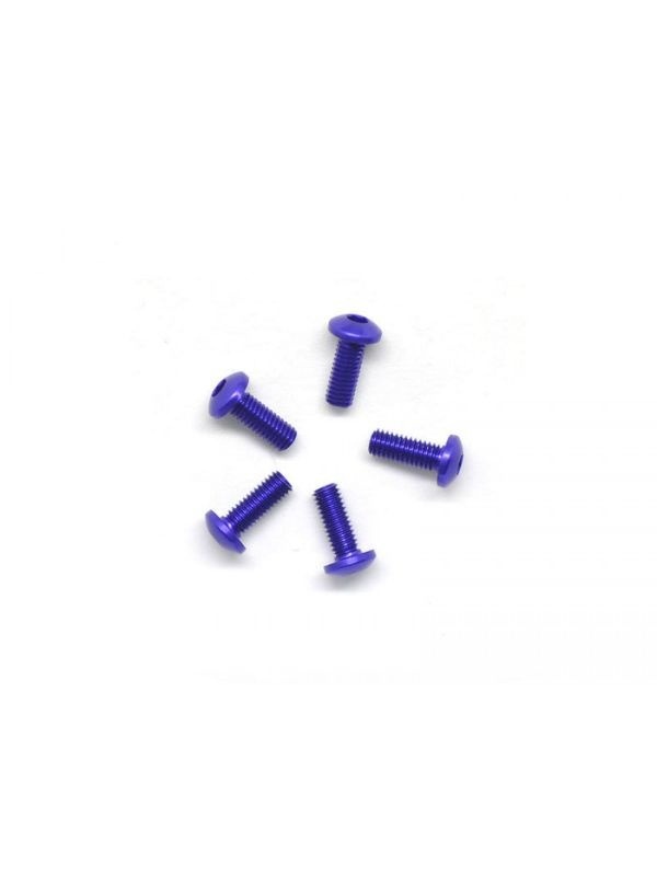 Alu Screw allen roundhead M3x8 Purple (7075) (5) ARROWMAX (Aluminum Screws (7075-T6 ))