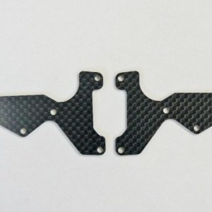 MUGE2154 Mugen Seiki Set Inserti Carbonio Braccetti Anter. (1mm) MBX8