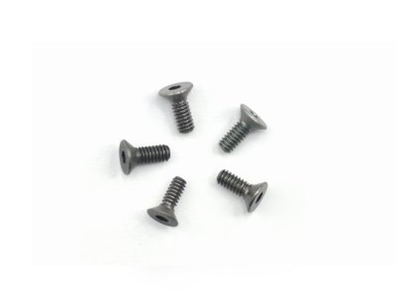 Alu Screw allen countersunk M2.2x6 Gray (7075) (5) ARROWMAX (Aluminum Screws (7075-T6 ))