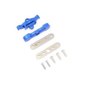 ATTACCO TIRANTE BRACCIO INFERIORE POSTERIORE IN ALLUMINIO -SET DA 9 PEZZI blu GPM TRX 1/10 MAXX