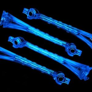SET PLASTICHE TRASPARENTI BLU LED ALIAS