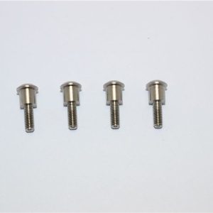 PERNI IN ACCIAIO INOX PER MOZZI ANTERIORI C - SET 4 PEZZI GPM TRX TRX4 DEFENDER