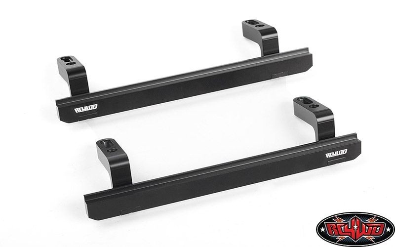 Tough Armor Slim-Line CNC Sliders for Traxxas TRX-4 (Black) RC4WD
