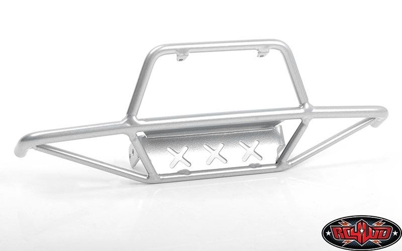 Tri-X Steel Stinger Front Bumper for Vanquish VS4-10 Origin RC4WD (Silver)