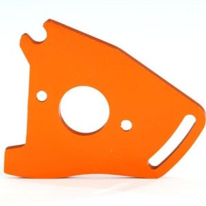 Piastra Motore in Alluminio Arancio