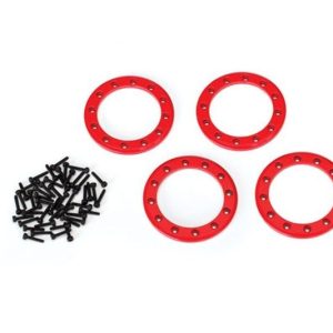 ANELLI BEADLOCK IN ALLUMINIO ROSSO 1,9" (4)