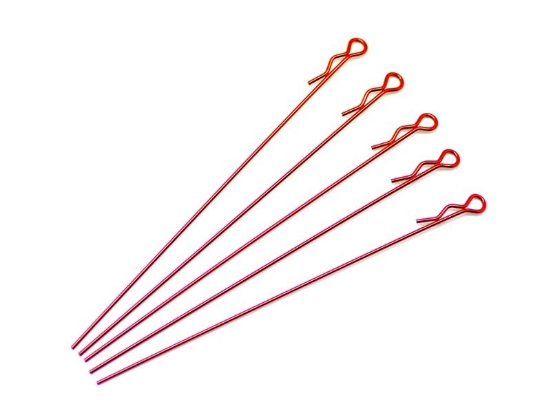Arrowmax clip carrozzeria extra lunghe 1/10 rosso metallizzato (5) - AM103131