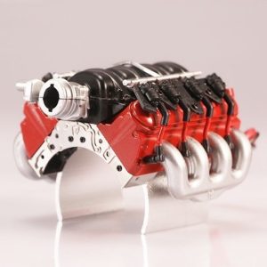 RADIATORE MOTORE V8 LS3 TRX-4 DEFENDER (VERSIONE COLORE) -1PC GPM ROADTECH HEATSINK rosso