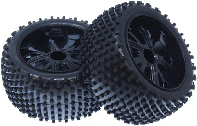 BSD BS 701-003T in scala 1/10 RC Buggy fuoristrada in gomma Copertone posteriore pneumatico x 2 inserti in schiuma