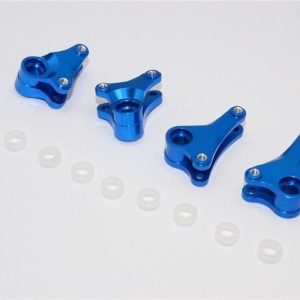 BILANCIERE ANTERIORE+POSTERIORE IN LEGA - SET 4 PZ blu GPM TRX 1/16 E-REVO