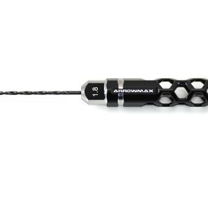 Drill 1.8MM Long For 1/32 Mini 4WD (Black) ARROWMAX (1/32 Mini 4WD Special Tools)