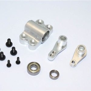 GRUPPO STERZO IN LEGA - 1SET (PER SCANIA R620) argento GPM TAMIYA CAMION SCANIA R620