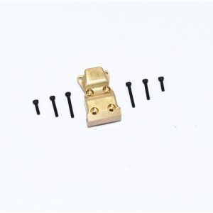 COPERCHIO CAMBIO ANTERIORE/POSTERIORE IN OTTONE - SET 7 PEZZI GPM AXIAL 1/24 SCX24 CATENACCIO