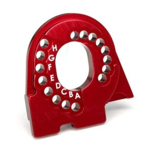 Piastra supporto motore TRX4 alluminio rosso