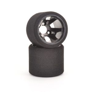 CONTACT 1:12 con cerchio nero 46mm 28° posteriore  Soft-Pink A-Ruote in Spugna