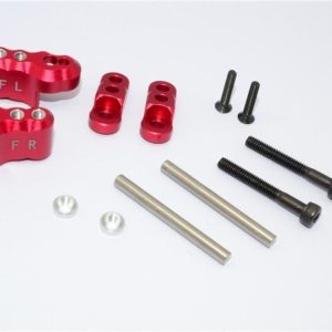 AMMORTIZZATORE ANTERIORE REGOLABILE IN ALLUMINIO - 1SET rosso GPM TRX XMAXX 8S 6S